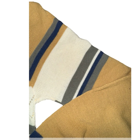 Vintage “Teen Works” Long Sleeve Acrylic Dress Shirt by SEARS: 70’s Clothing - Picture 2 of 5